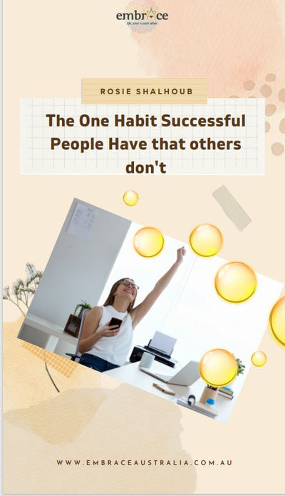 THE ONE HABIT SUCCESSFUL PEOPLE HAVE THAT OTHERS DON'T