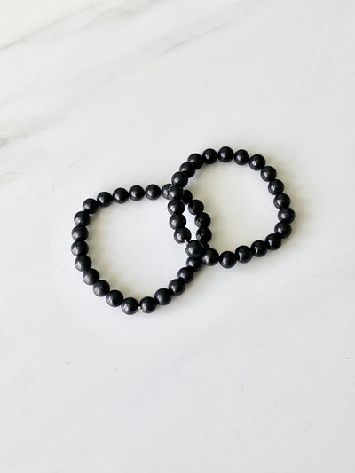 Black Tourmaline Beaded bracelet
