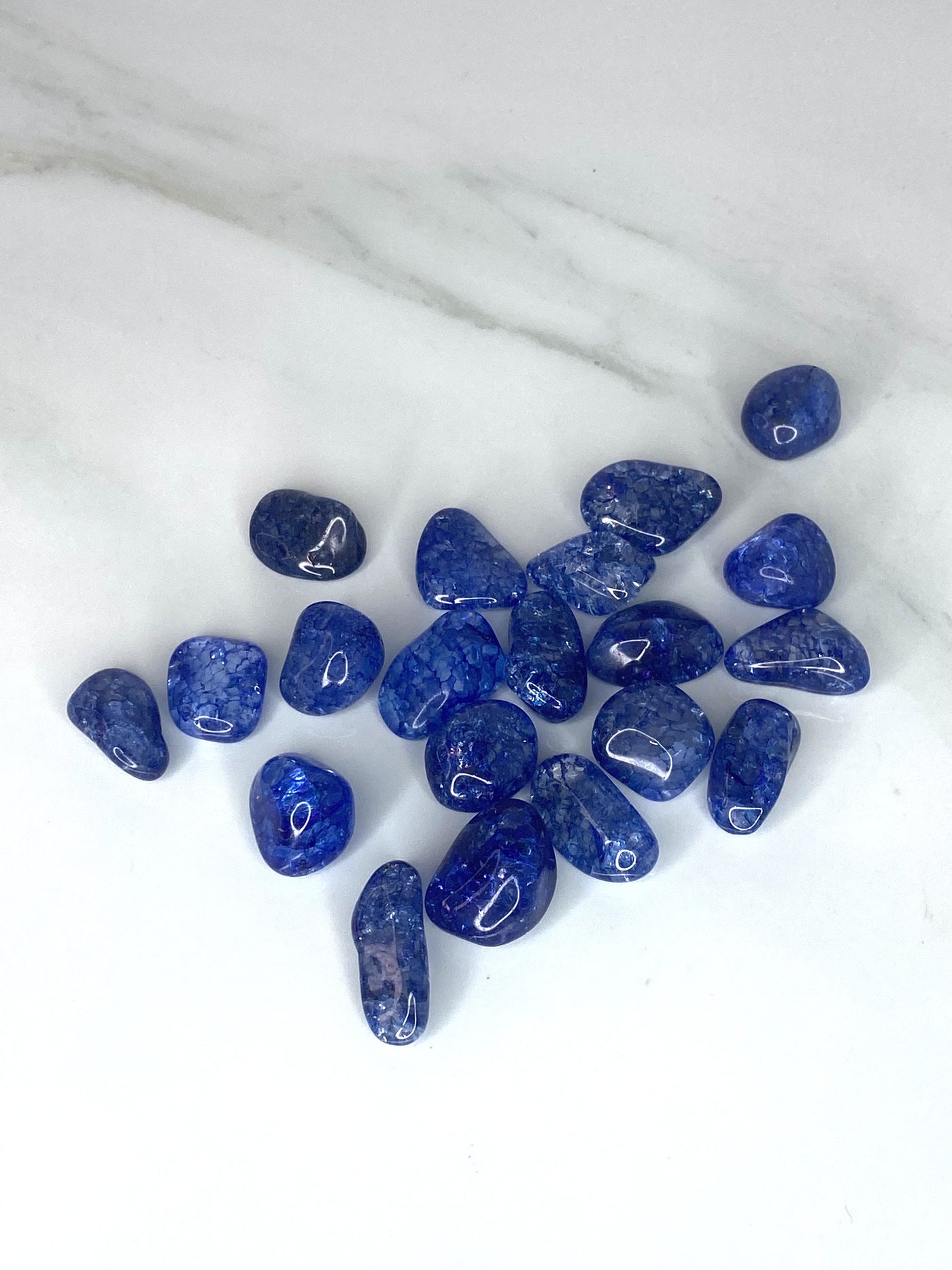 Blue Crackled Quartz - The Stone for Creative Potential