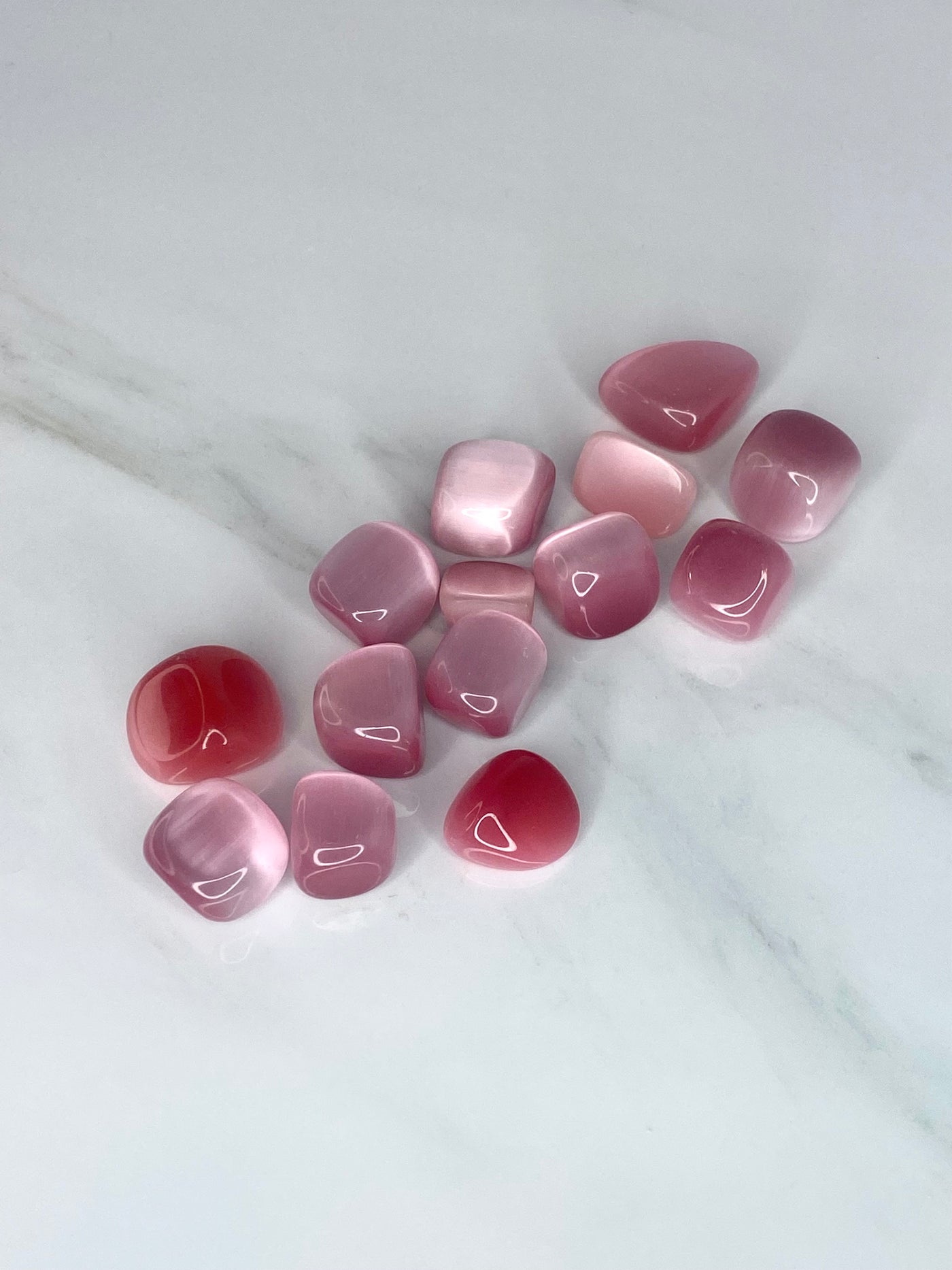 PINK CATS EYE - THE STONE OF POSITIVITY
