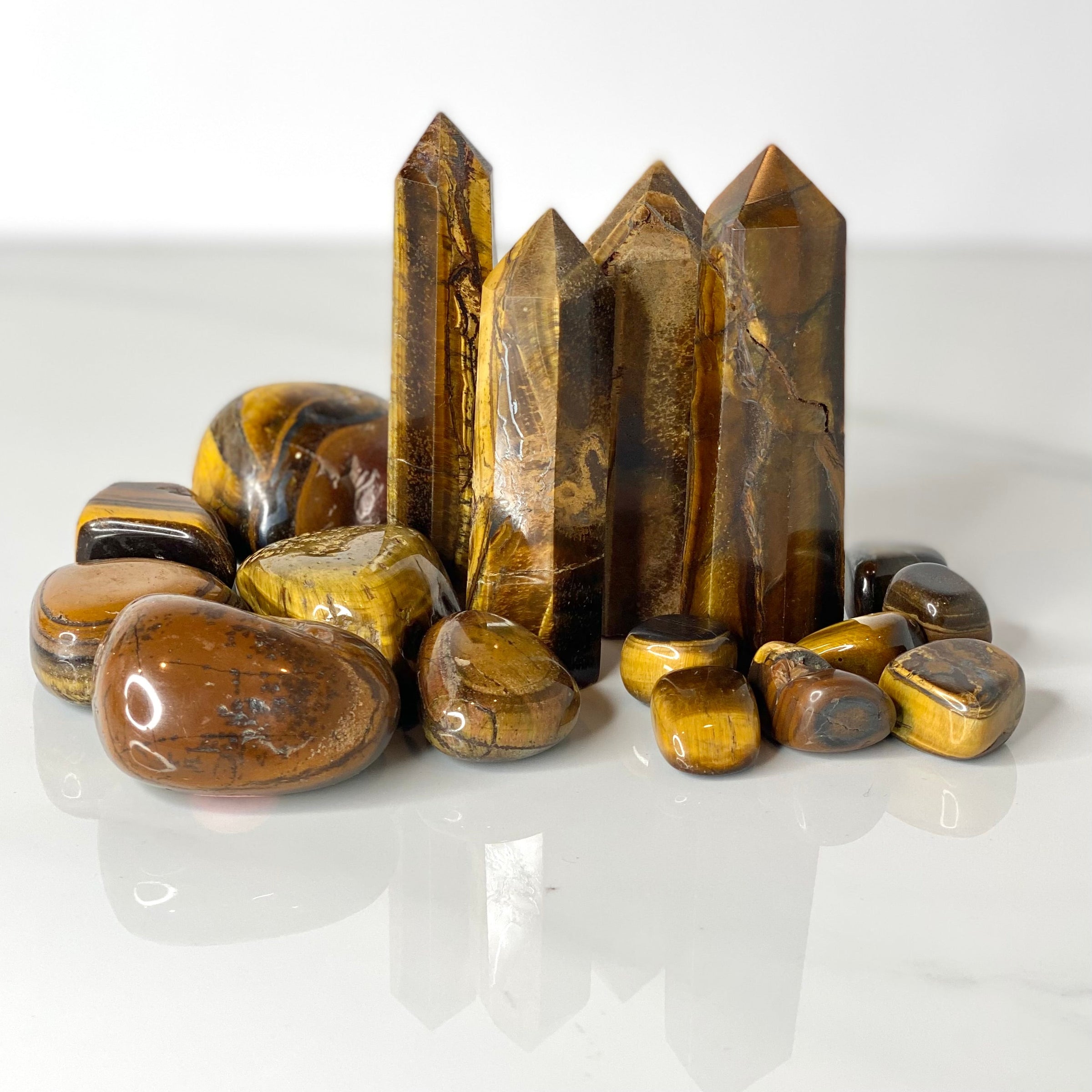 tigers eye crystals for grounding