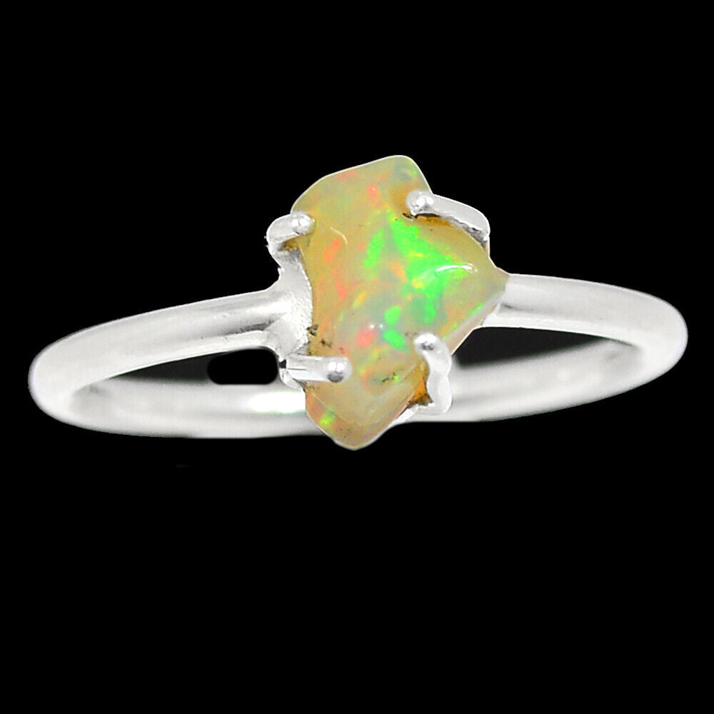 Rough Ethopian Opal Ring Size 8.5