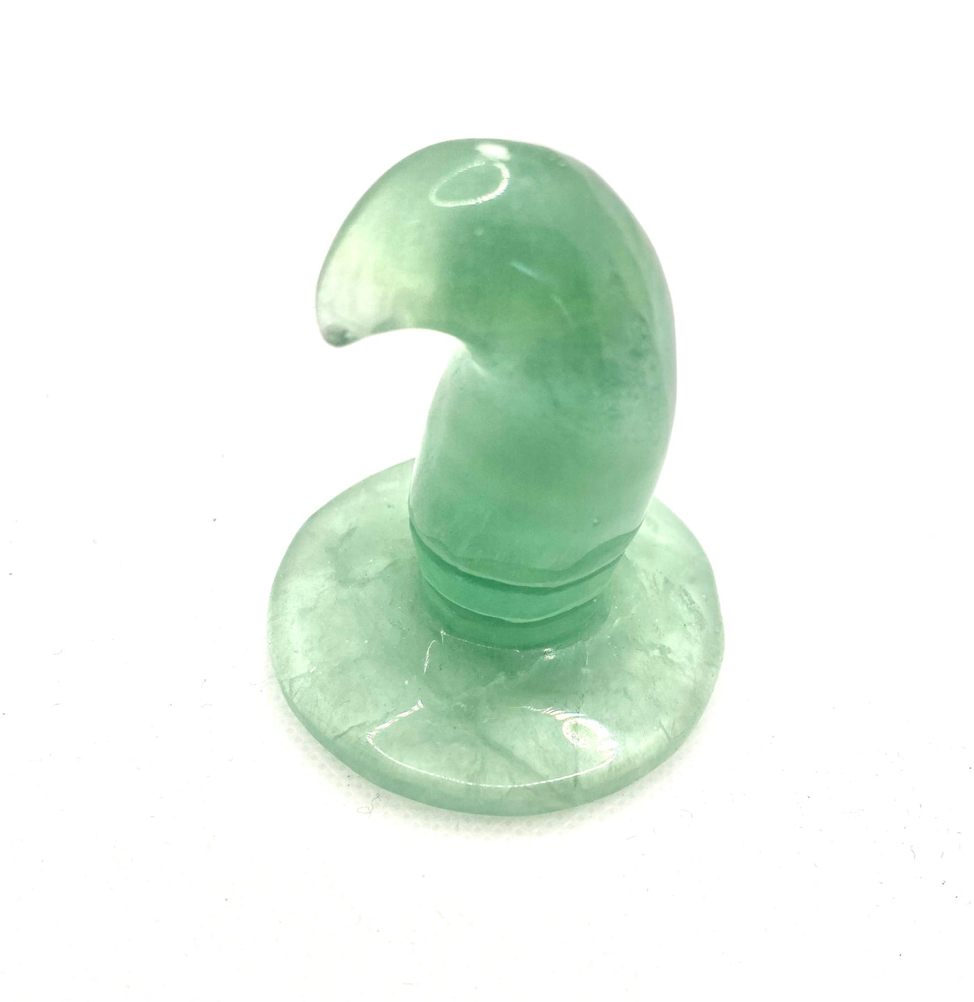 Green Fluorite Witches Hat