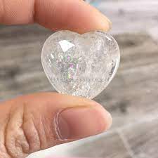 Medium Clear Quartz Heart