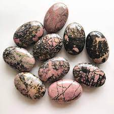 Rhodonite Palm Stone