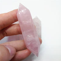 Amplify Love and Healing with Rose Quartz Double Terminator Wand