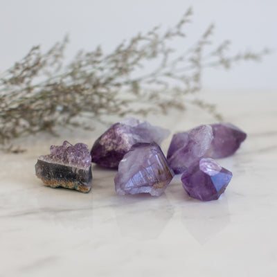 Embrace the Natural Beauty of a Raw Amethyst Point