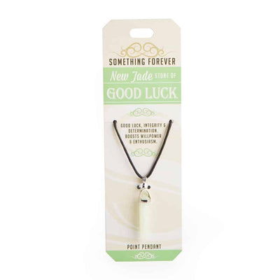 new jade point pendant necklace for good luck