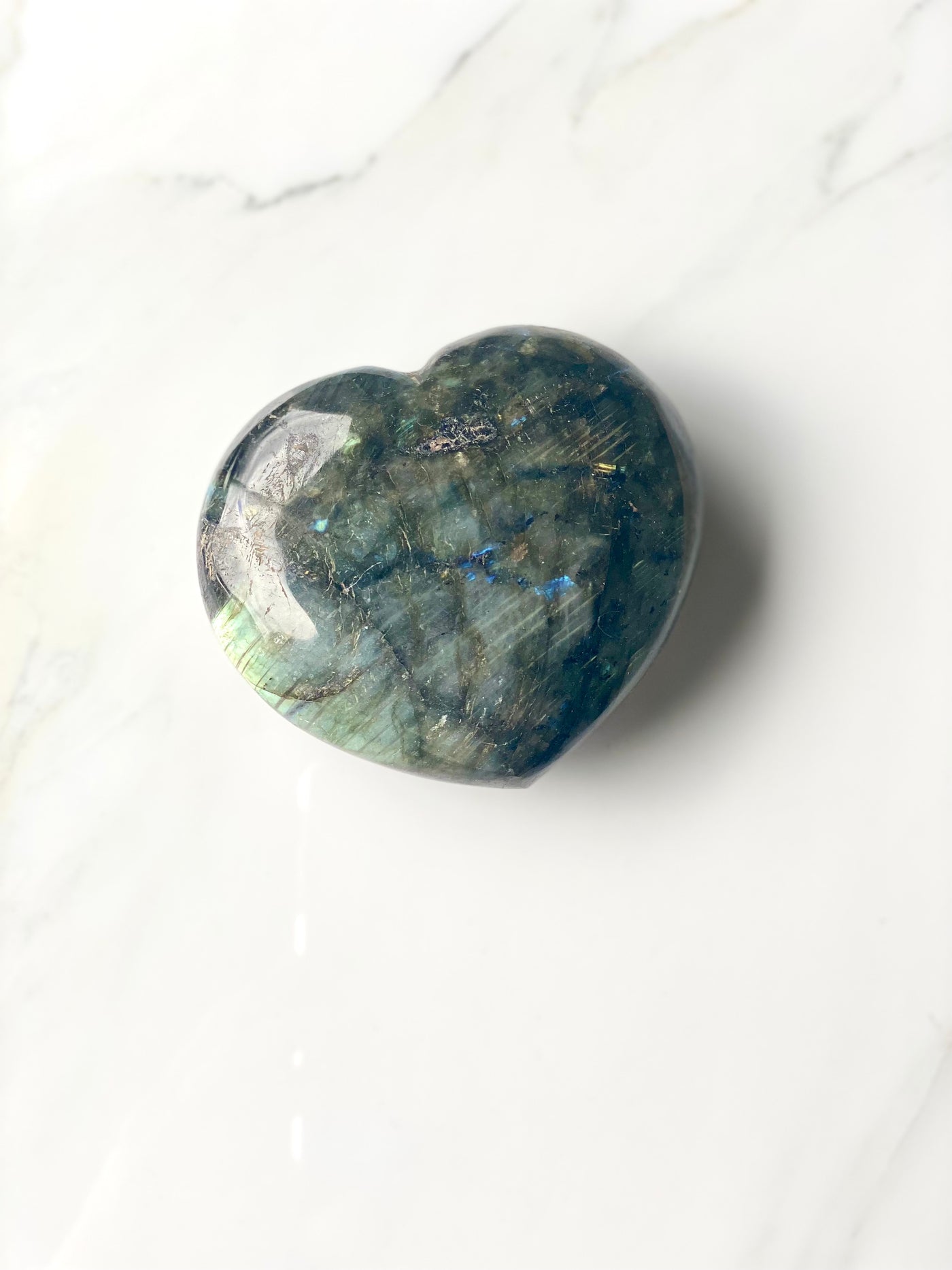 Labradorite Large Heart #14