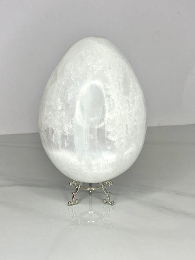 Selenite Polished Egg