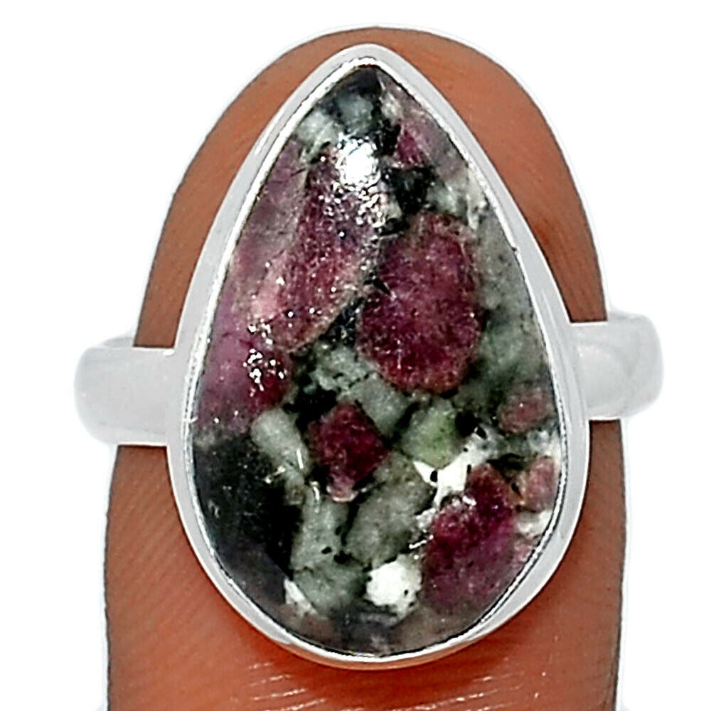 Eudialyte Teardrop Ring