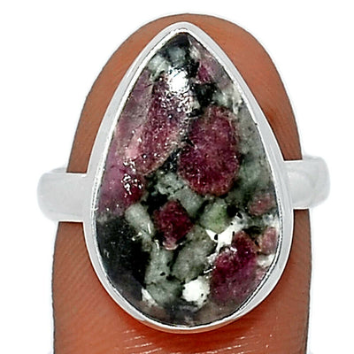 Eudialyte Teardrop Ring