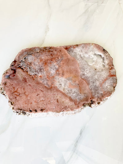 Embrace the Serene Beauty of a Large Pink Amethyst Slab