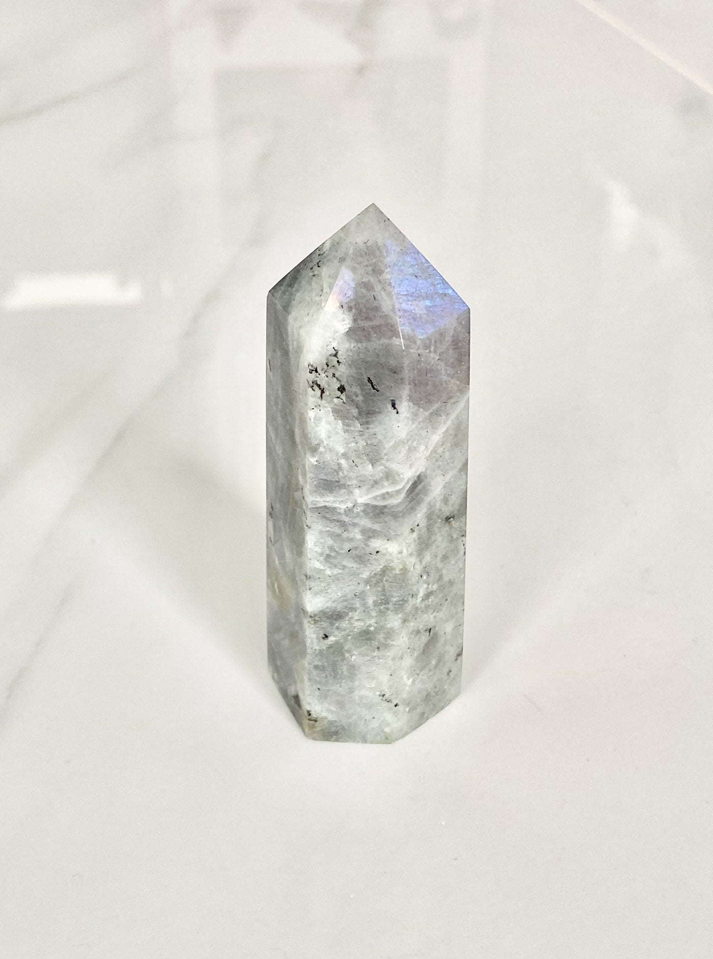 "Mystical Brilliance: Labradorite Point" #1