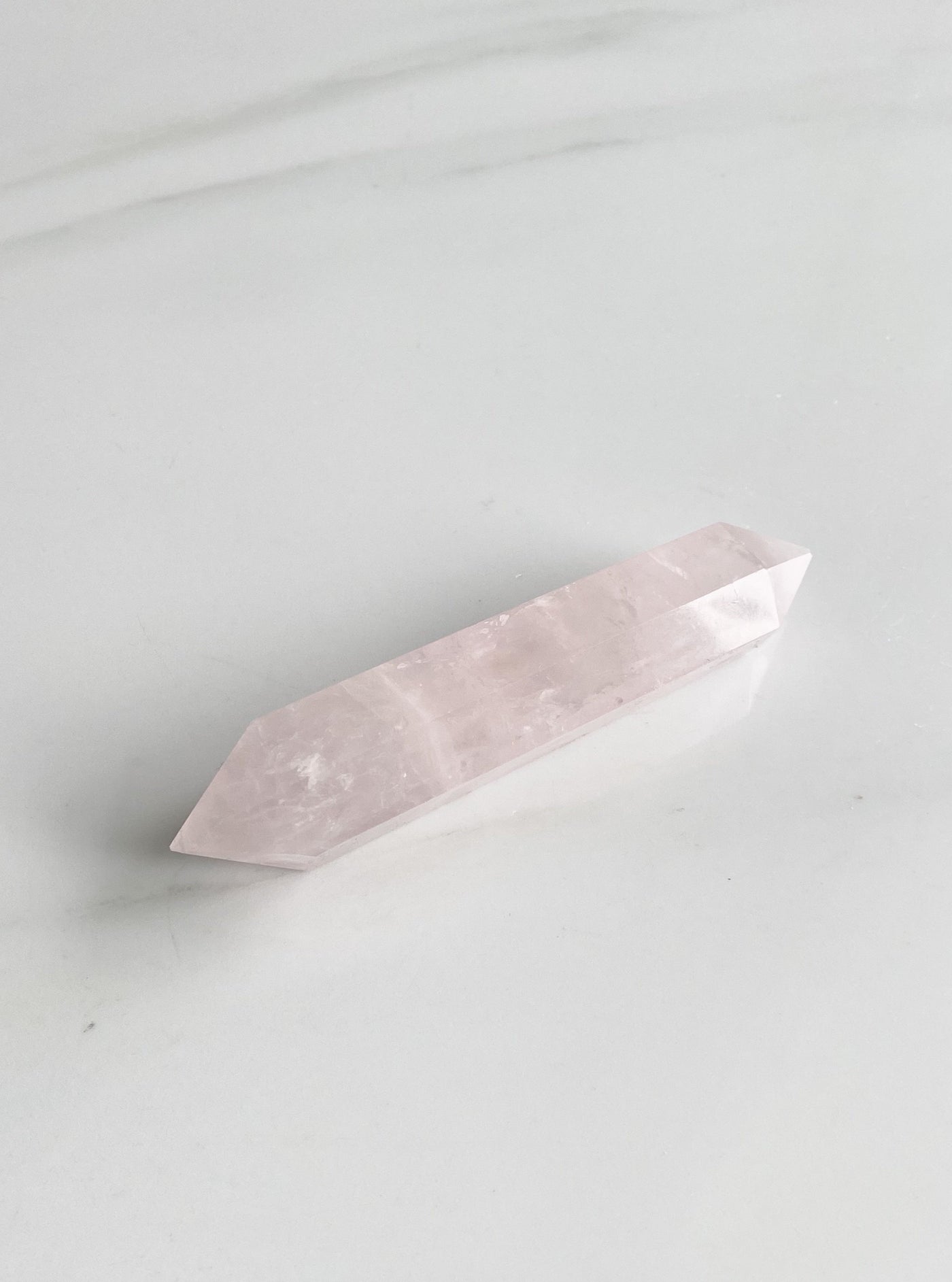 Amplify Love and Healing with Rose Quartz Double Terminator Wand
