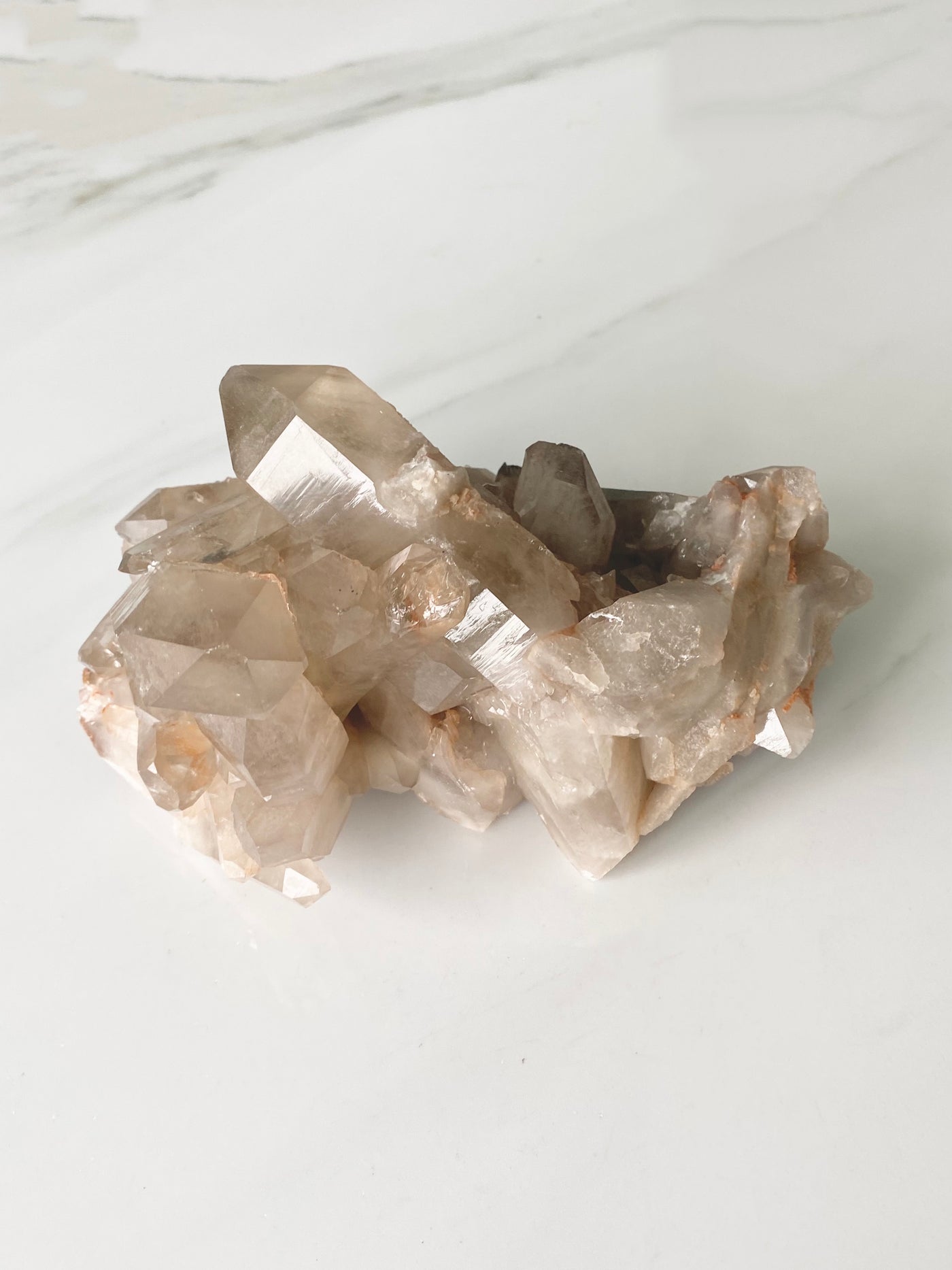 Smokey & Clear Quartz Large Cluster