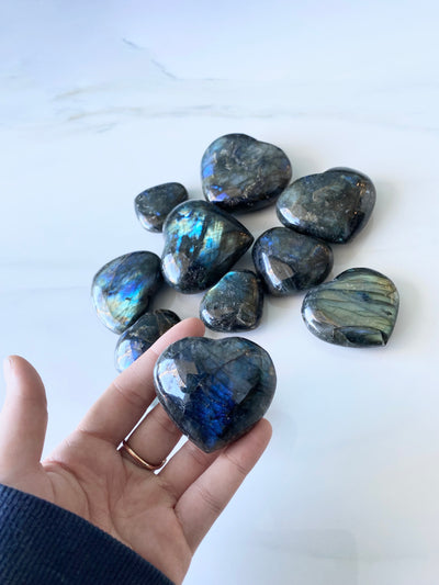 Labradorite Small Hearts