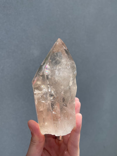 Irregular shape smoky quartz