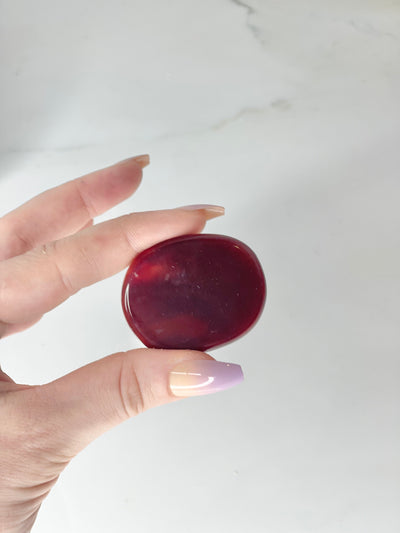 Carnelian Worry Stone