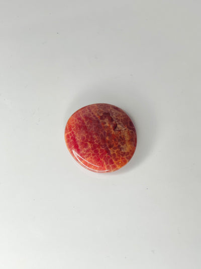 Fire Agate Worry Stone