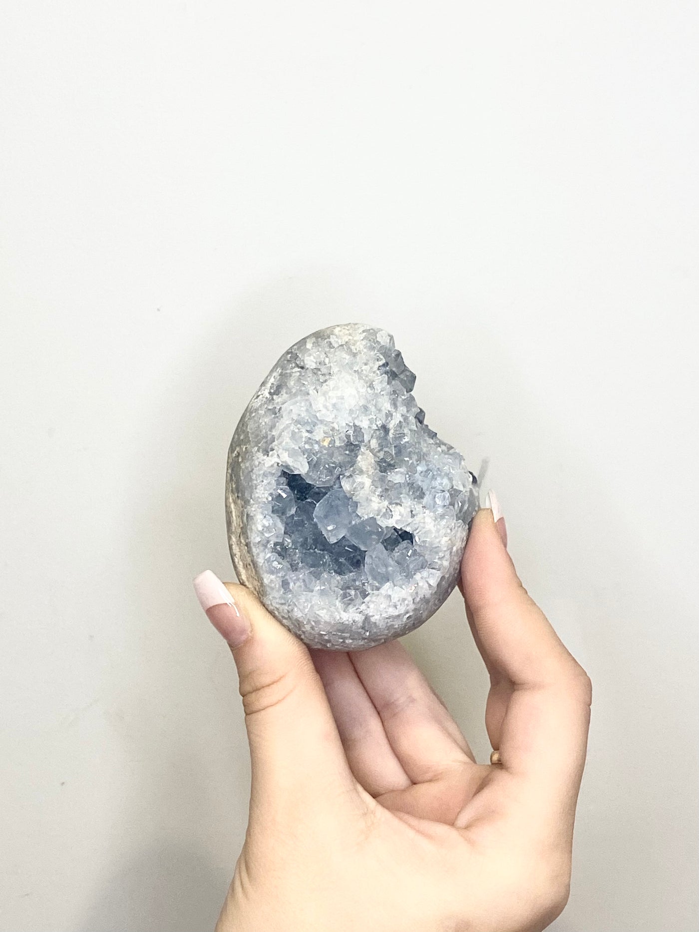 Blue Celestite Small Cave