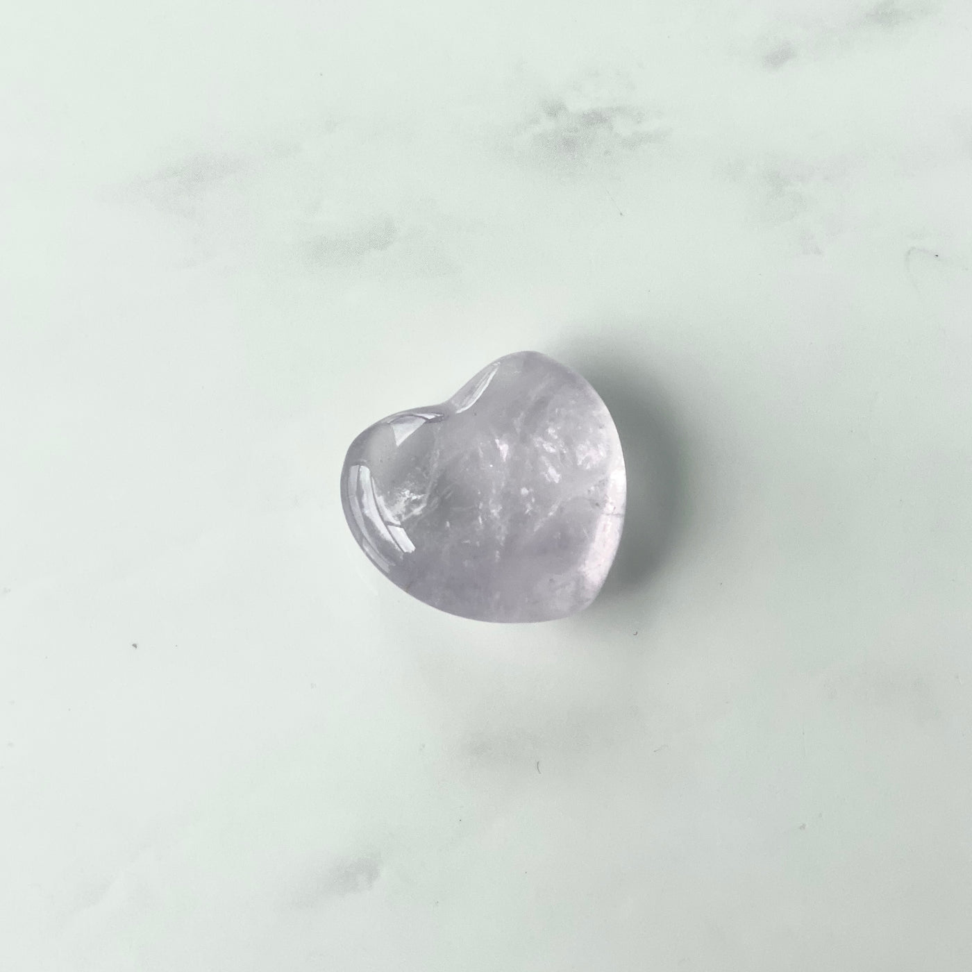 "Magical and Calming: Mini Amethyst Heart Crystal"