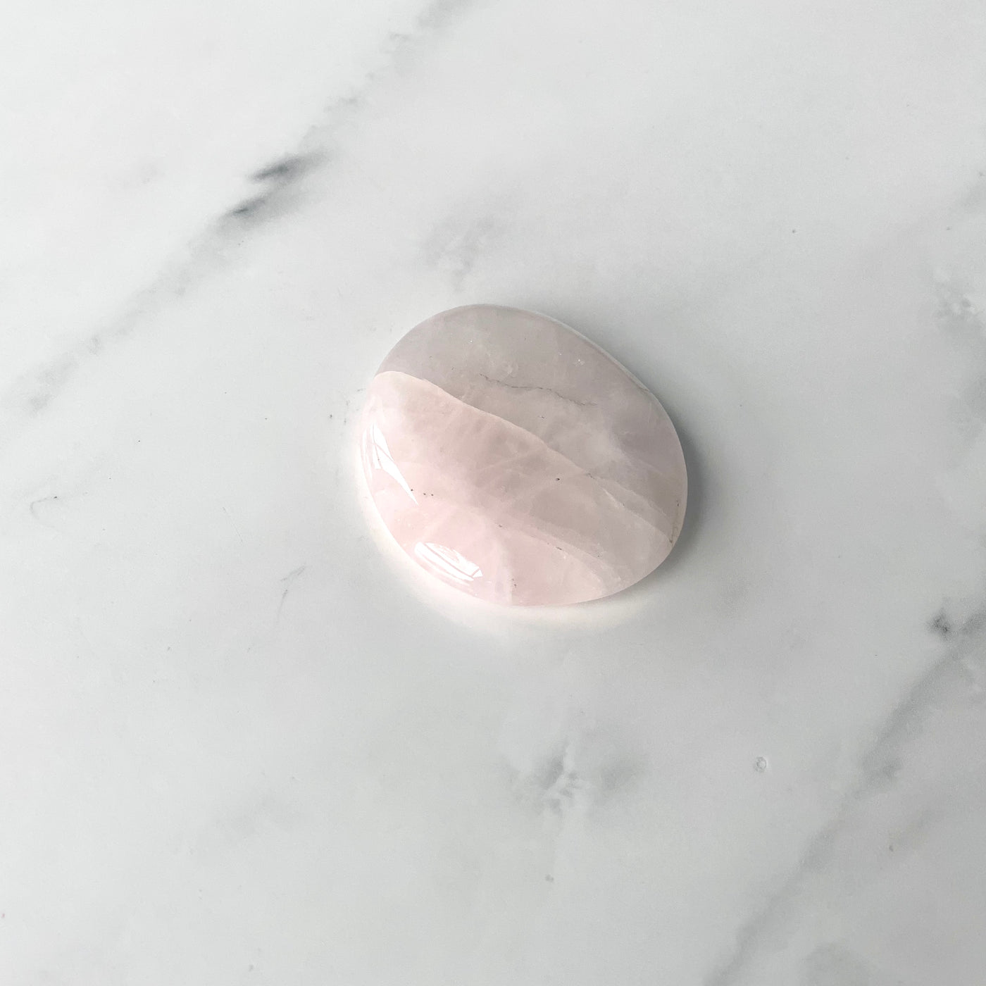Rose Quartz Worry Stone