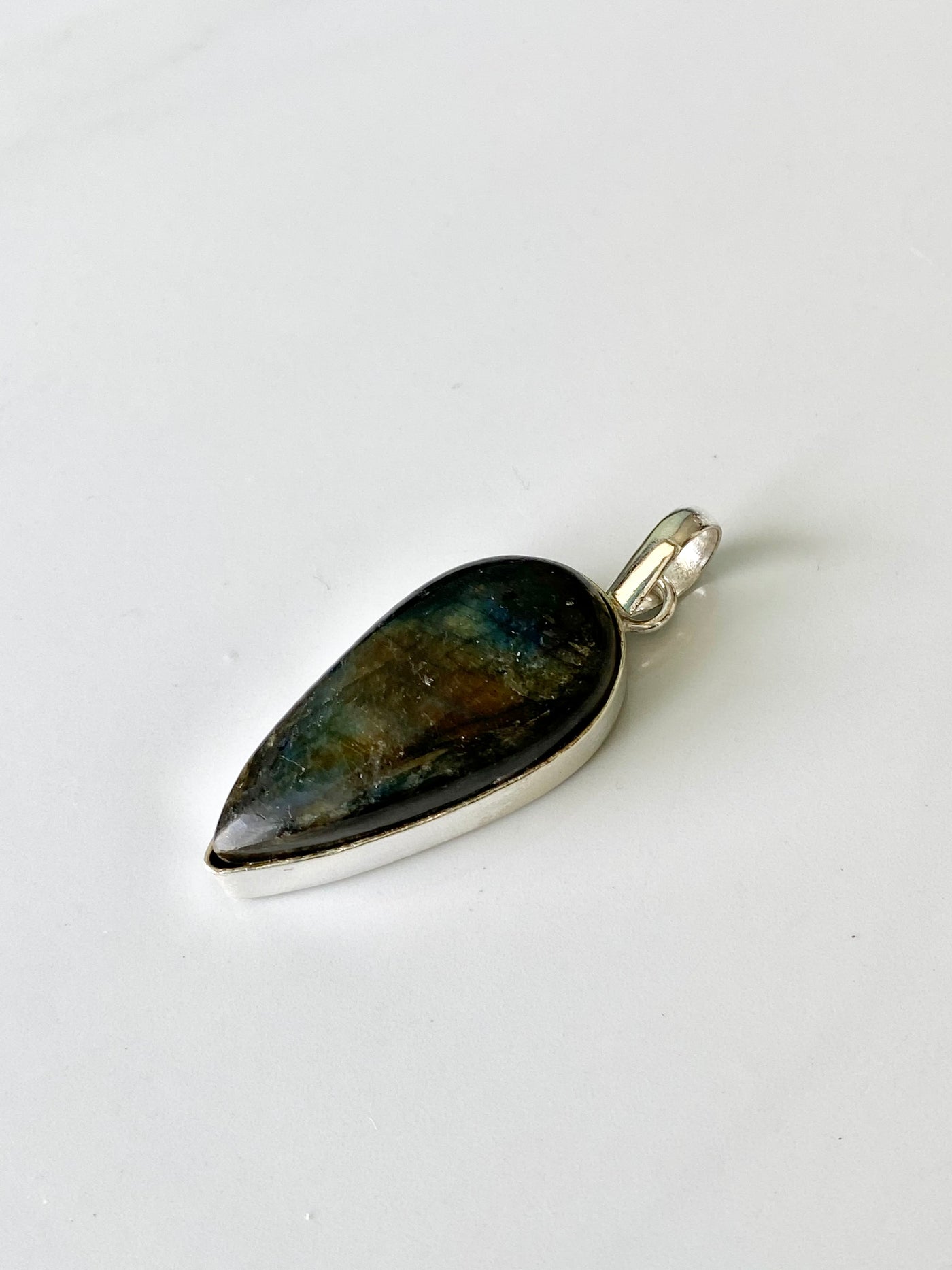 Labradorite Teardrop Pendant