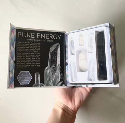 Pure Energy Natural Quartz Crystals Pack