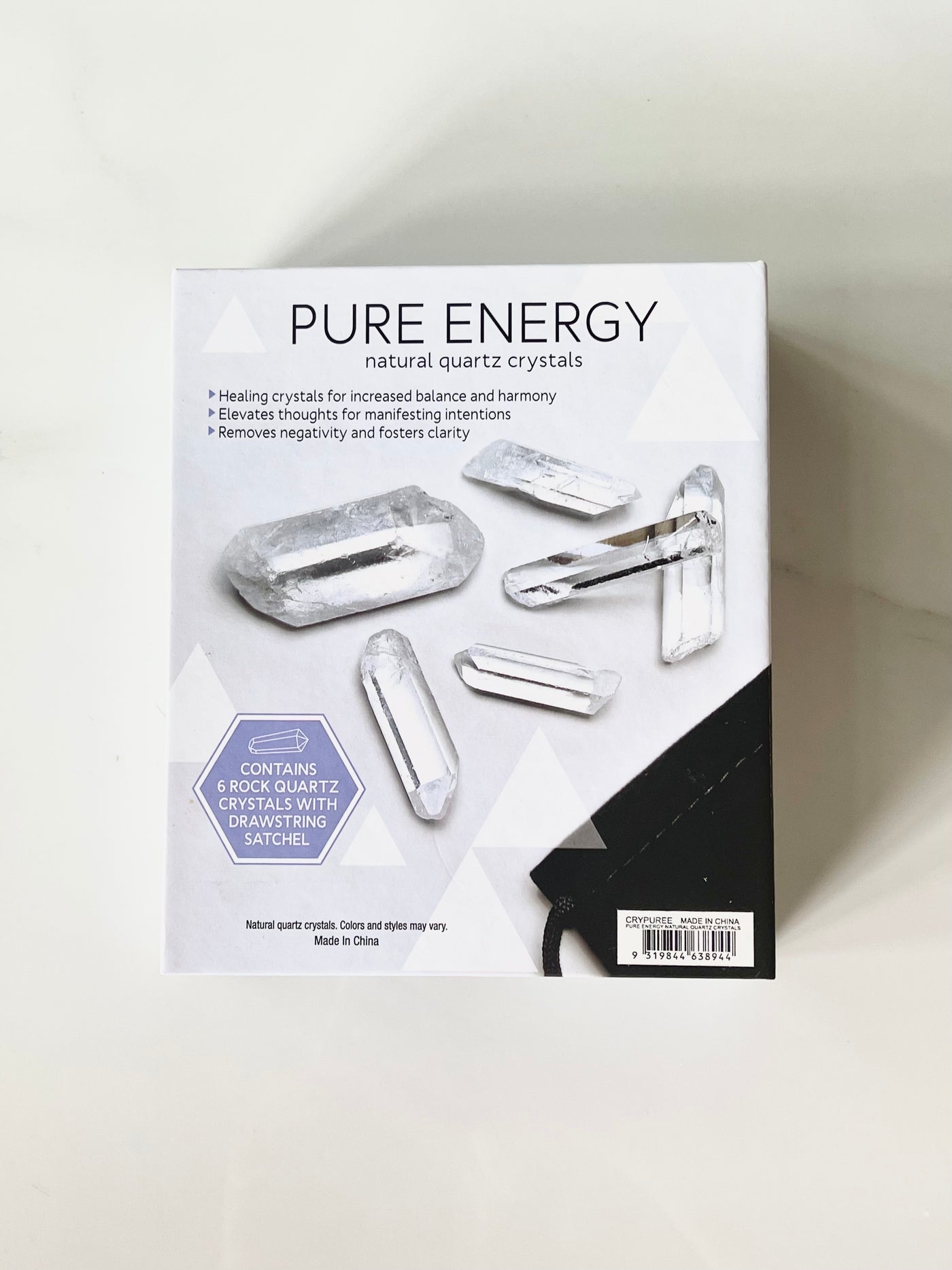 Pure Energy Natural Quartz Crystals Pack