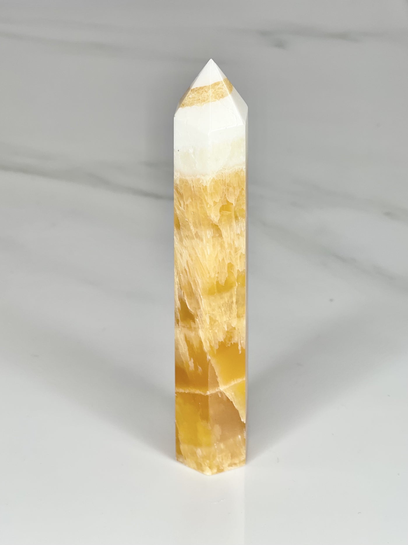 Yellow Calcite Tower #4