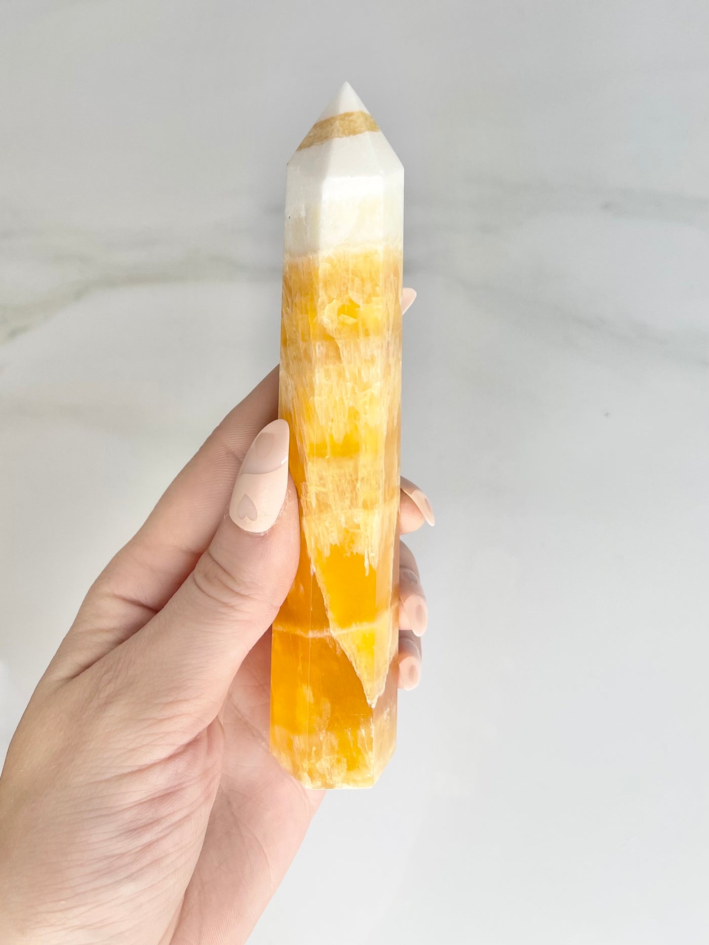 Yellow Calcite Tower #4