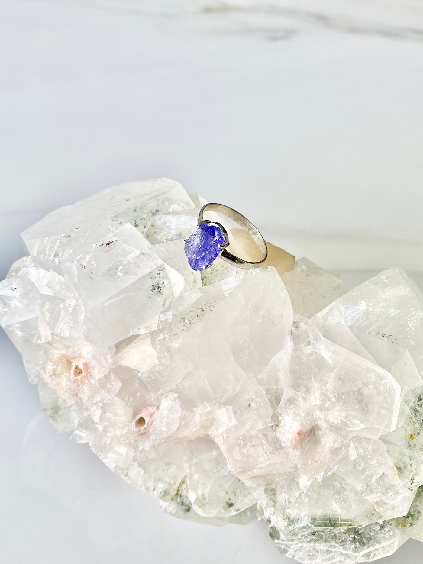 Rough Tanzanite Ring