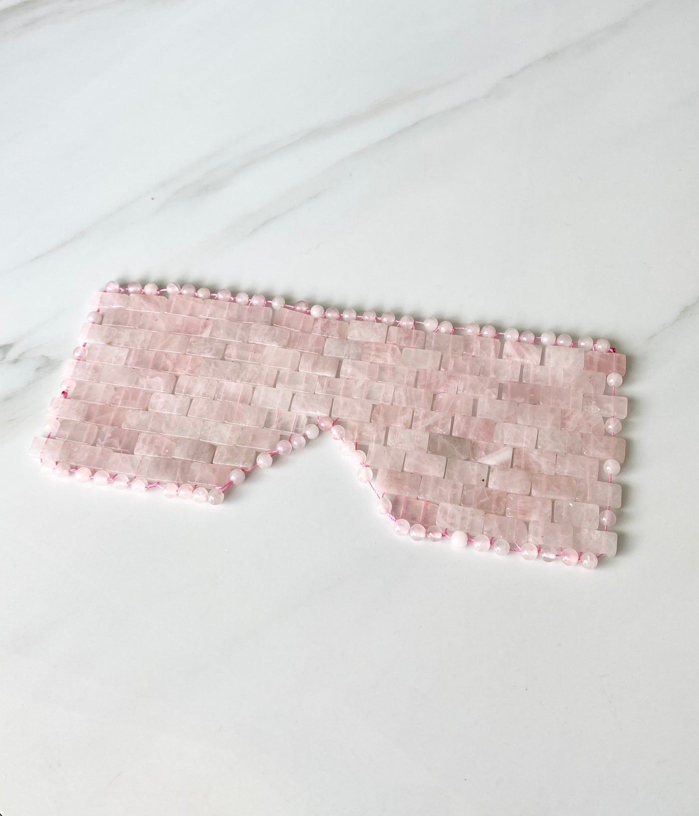 Rose Quartz Crystal Eye Mask