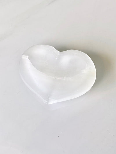 "Radiate Love and Harmony with our Selenite Heart Bowl"