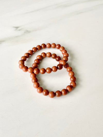 Goldstone Beaded Bracelet
