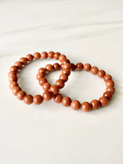 Goldstone Beaded Bracelet
