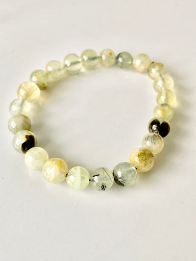 Prehnite Beaded Bracelet