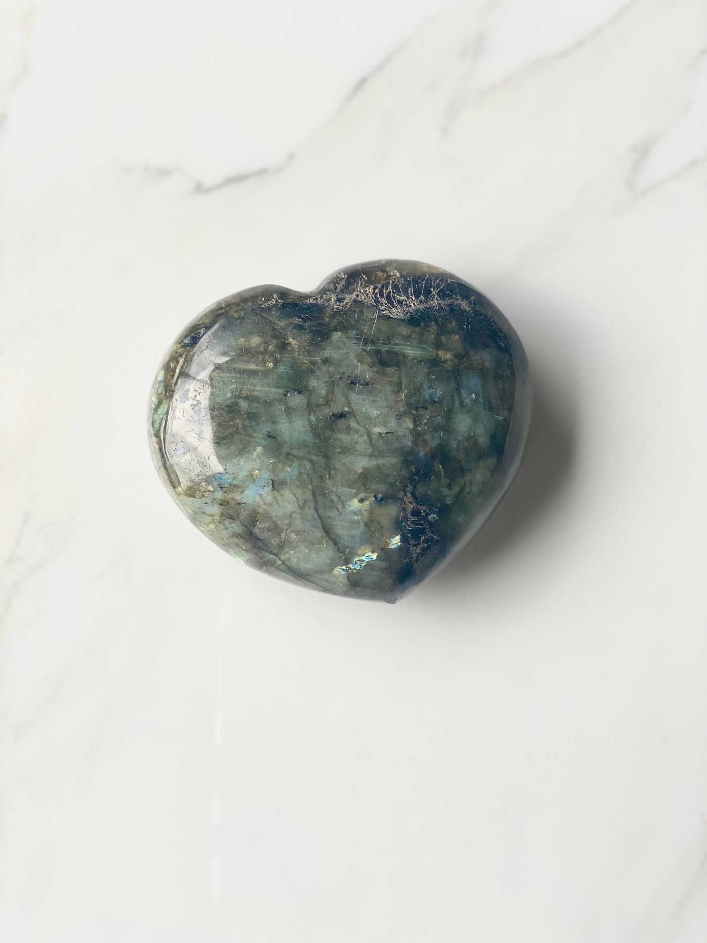 Labradorite Large Heart #14