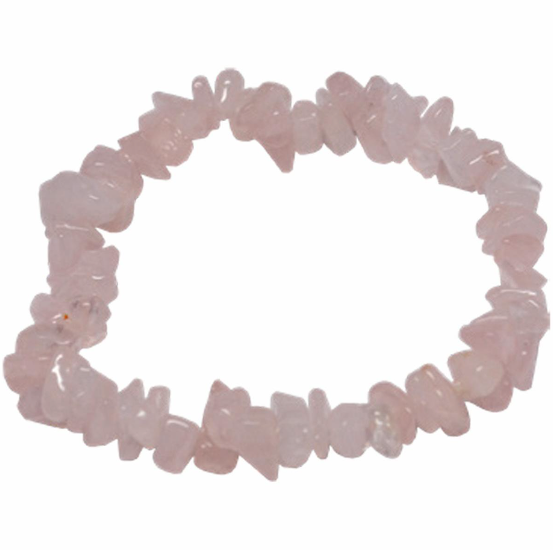 ROSE QUARTZ CRYSTAL CHIP BRACELET