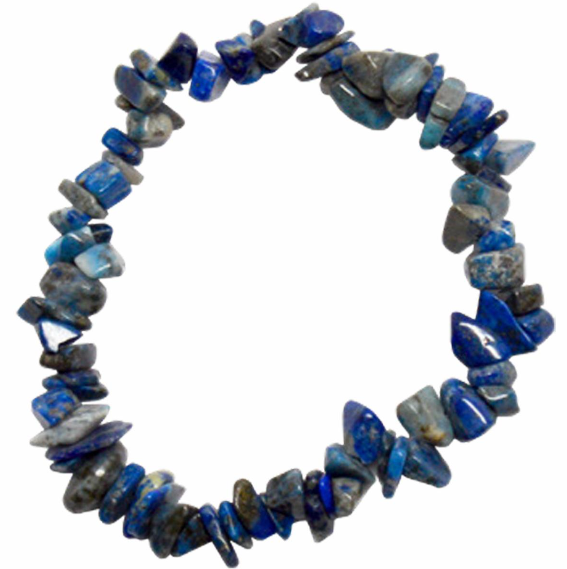 Lapis Lazuli crystal chip bracelet