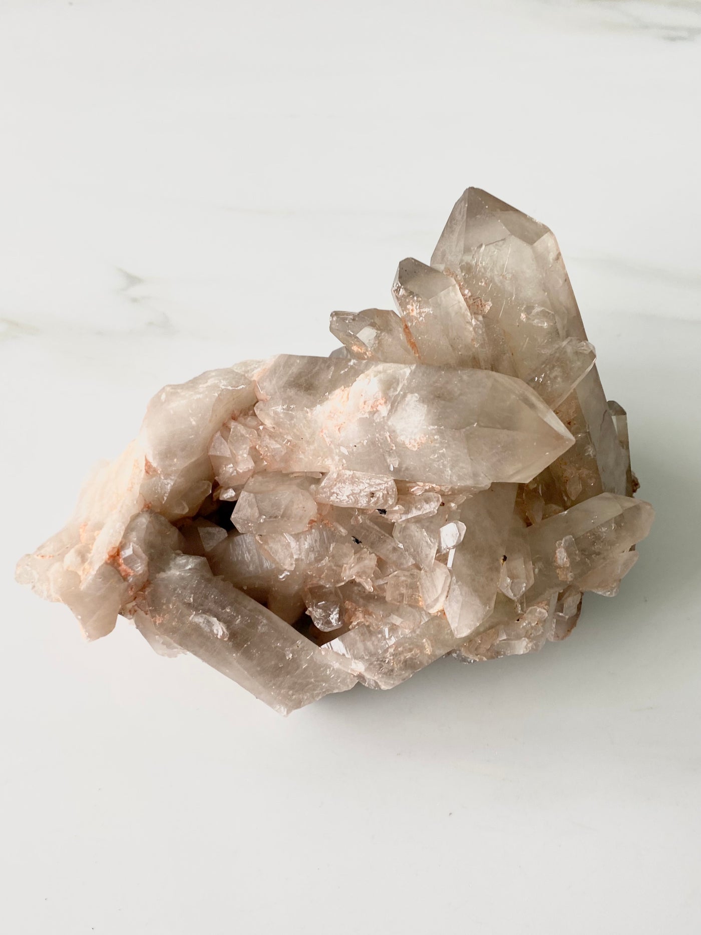 Smokey & Clear Quartz Large Cluster