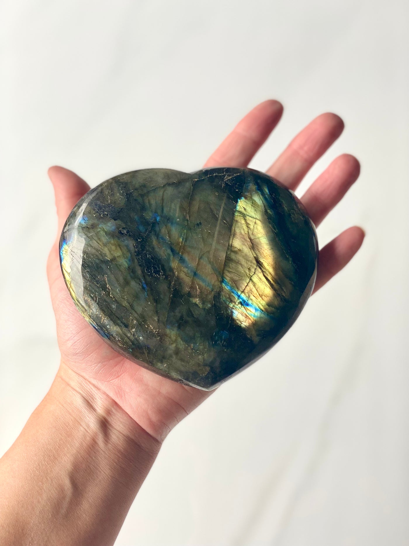 Extra Large Labradorite Heart