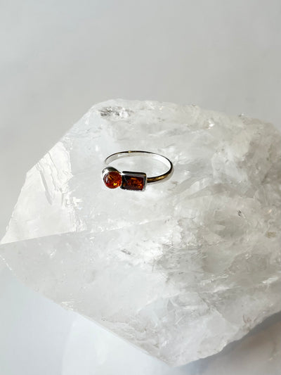 Authentic Baltic Amber 925 Sterling Silver Ring