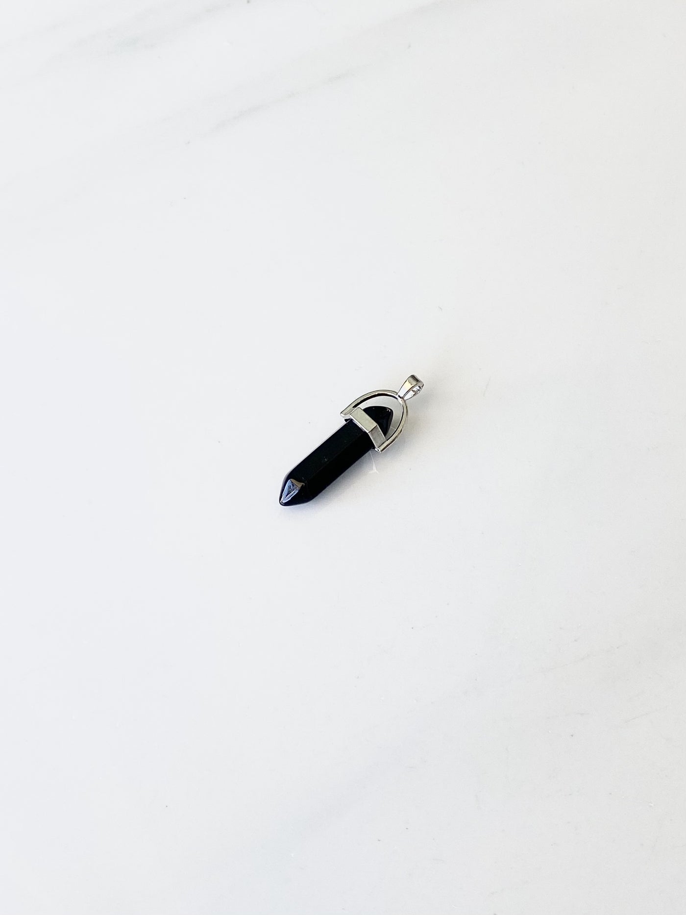 Black Onyx Point Pendant