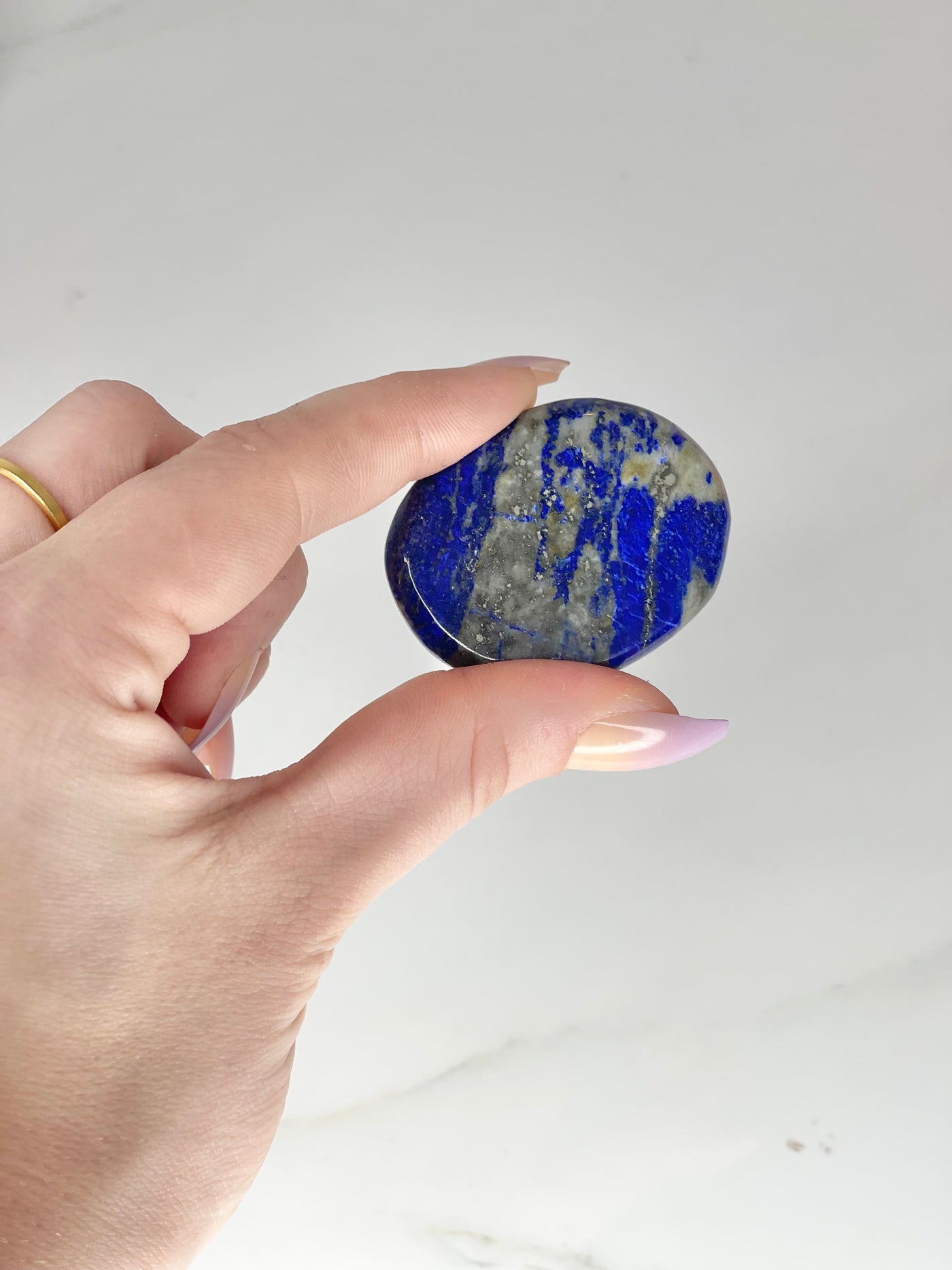 Lapis Lazuli Worry Stone