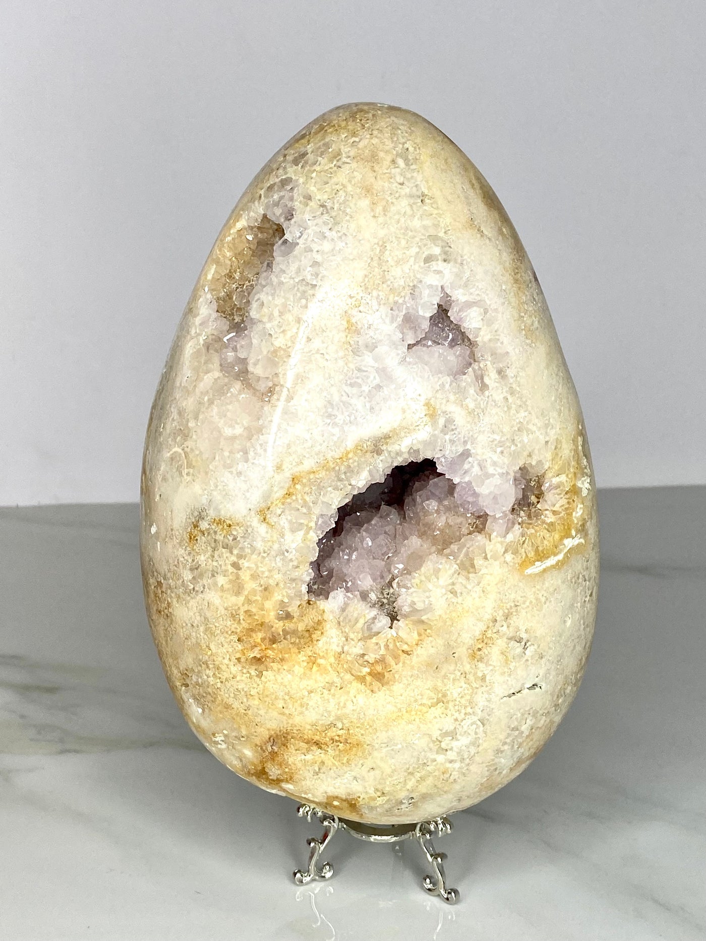 Pink Amethyst Natural Egg Geode