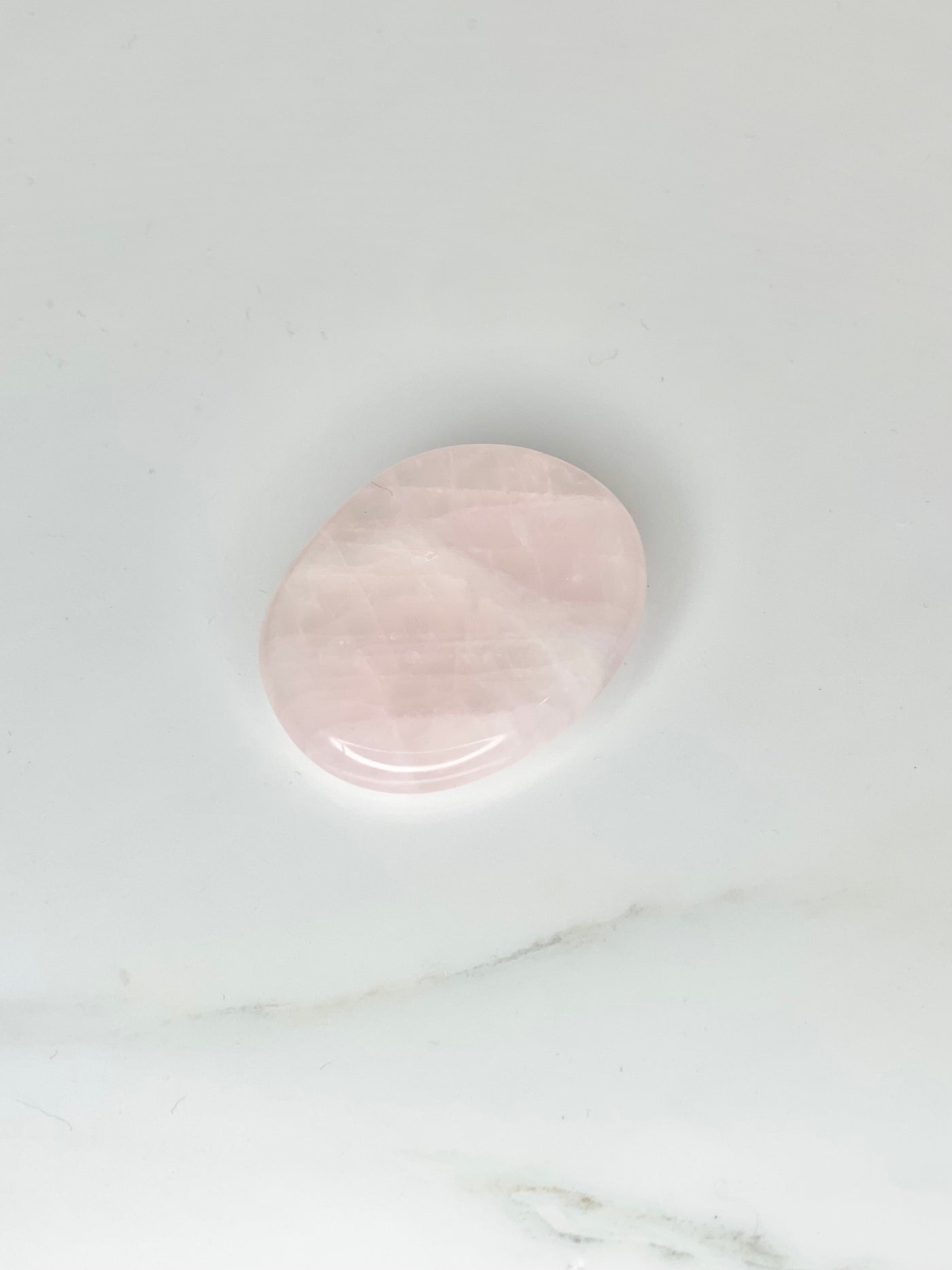 Rose Quartz Worry Stone