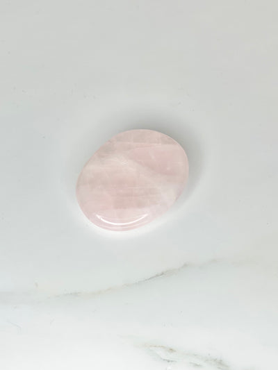 Rose Quartz Worry Stone