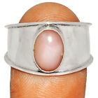 Madagascar Rose Quartz 925 Sterling Silver Ring